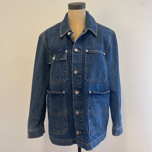 SLVRLAKE Jackets & Blazers - SLVRLAKE Blue Denim Jacket Size S